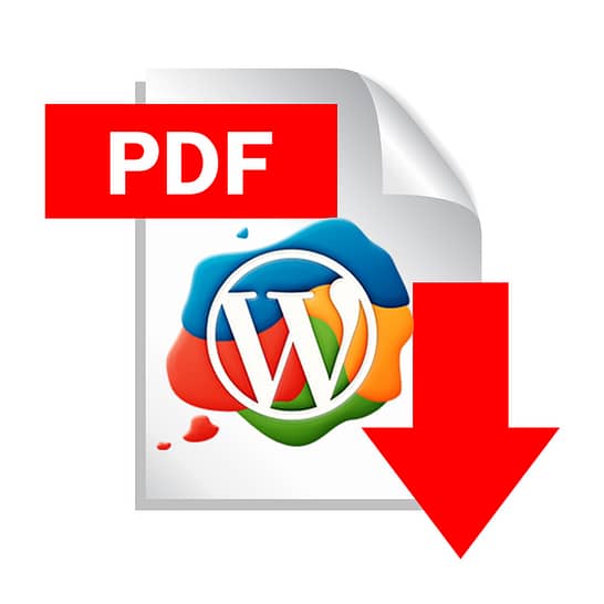 Pdf file download icon, vector illustration