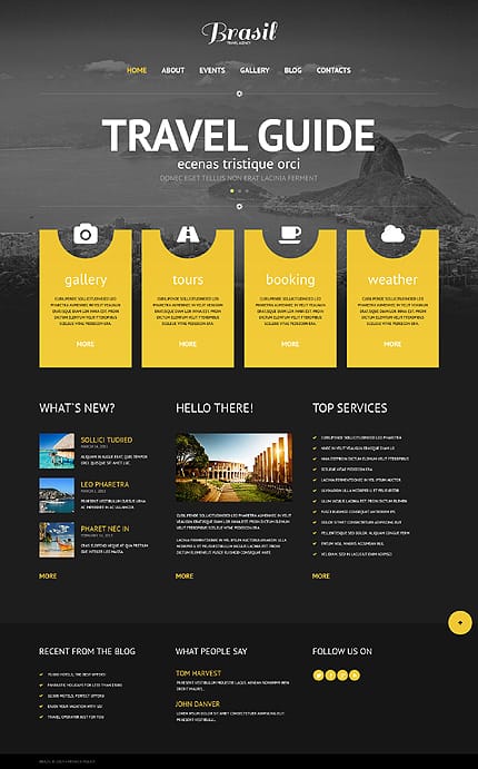 Original Travel Agency WordPress Theme