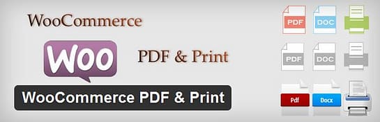 WooCommerce PDF & Print